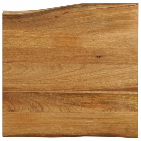 vidaXL Επιφάνεια Τραπεζιού 60x60x3,8 εκ. Live Edge Μασίφ Ξύλο Μάνγκο