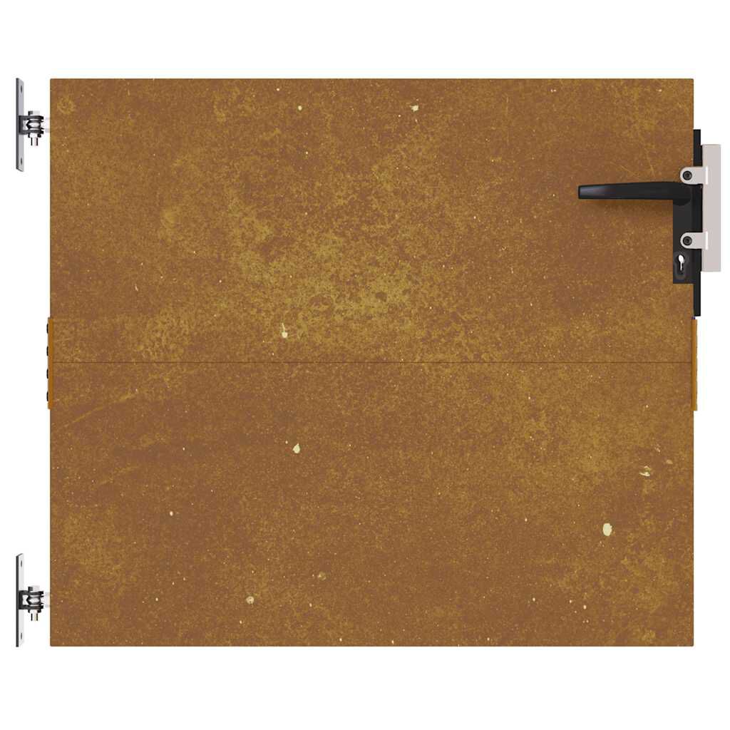 vidaXL Πύλη Κήπου 85 x 100 εκ. από Ατσάλι Corten