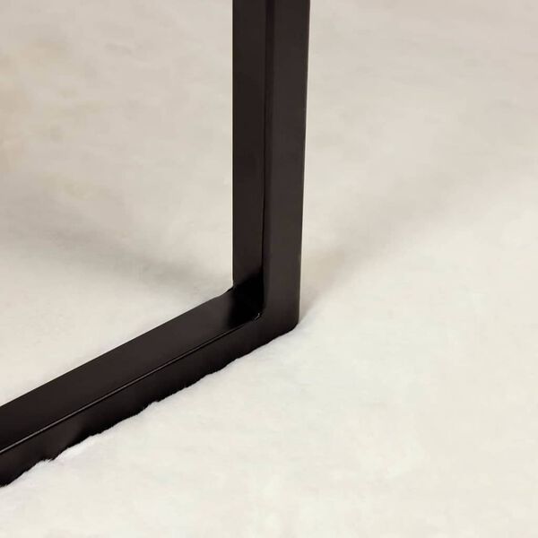 vidaXL Χαλιά Ψεύτικου Κουνελιού Λευκό 200 x 200 cm Πολυεστέρας