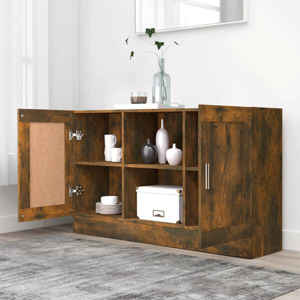 vidaXL Μπουφές Καπνιστή Δρυς 120x30,5x70 εκ. από Επεξεργασμένο Ξύλο