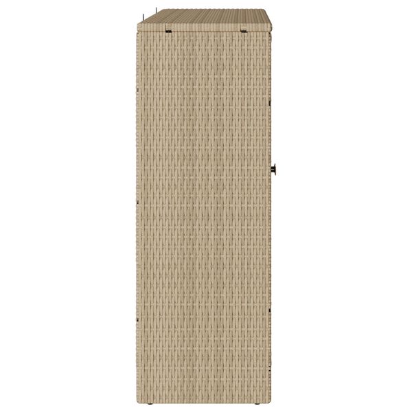 vidaXL Ντουλάπα Αποθήκευσης Μπεζ 100x36x102 εκ Ρατάν