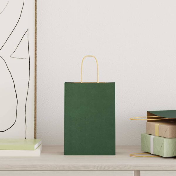 vidaXL &Chi;ά&rho;&tau;&iota;&nu;&epsilon;&sigmaf; &sigma;&alpha;&kappa;&omicron;ύ&lambda;&epsilon;&sigmaf; 50 &tau;&epsilon;&mu;ά&chi;&iota;&alpha; &mu;&epsilon; &chi;&epsilon;&rho;&omicron;ύ&lambda;&iota;&alpha; &Pi;&rho;ά&sigma;&iota;&nu;&omicron; 15x8x21 &epsilon;&kappa;.