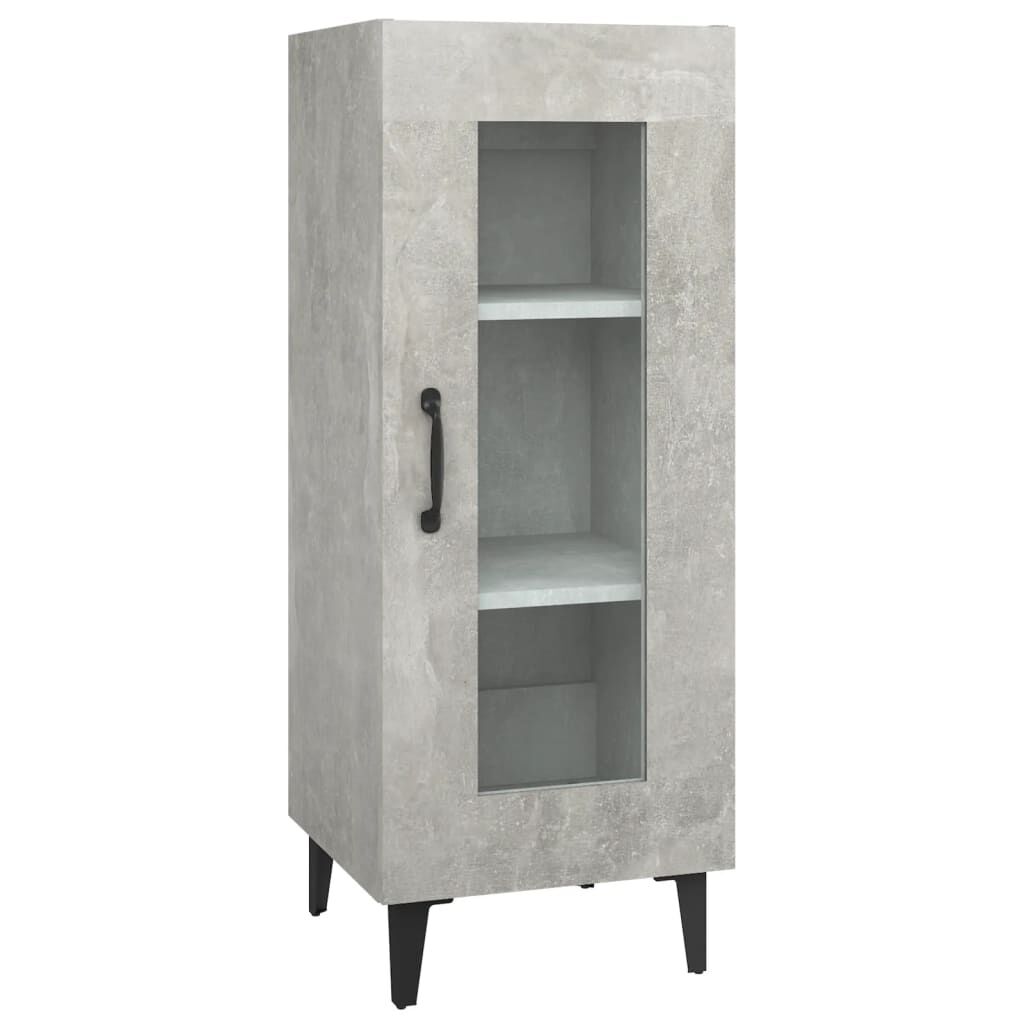 vidaXL Ντουλάπι Γκρι Σκυροδέματος 34,5x34x90 εκ. Επεξεργασμένο Ξύλο