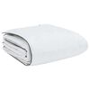 vidaXL Σετ Παπλωμάτων με μαξιλάρι 2 pcs Λευκό 155 x 200 εκ. Πούπουλο