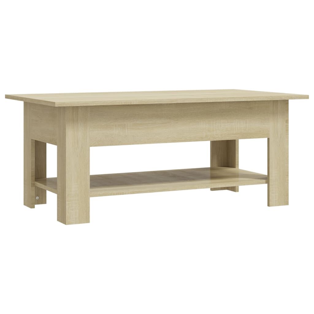 vidaXL Τραπεζάκι Σαλονιού Sonoma Δρυς 102x55x42 εκ. Επεξεργασμένο Ξύλο