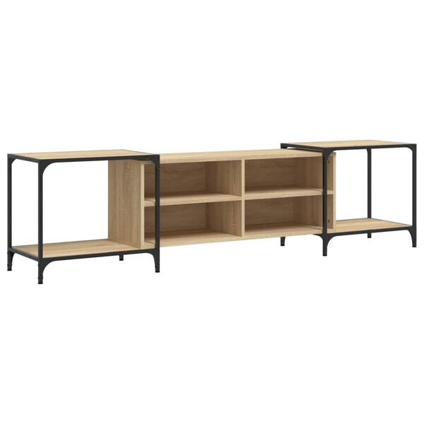 vidaXL Έπιπλο Τηλεόρασης Sonoma Δρυς 203x37x50 εκ. Επεξεργασμένο Ξύλο