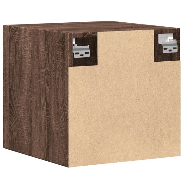 vidaXL Ντουλάπι Τοίχου Καφέ Δρυς 40x42,5x40 εκ. Επεξεργασμένο Ξύλο