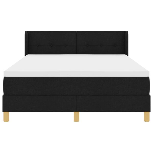 vidaXL &Kappa;&rho;&epsilon;&beta;ά&tau;&iota; &mu;&epsilon; &epsilon;&lambda;&alpha;&tau;ή&rho;&iota;&alpha; &mu;&epsilon; &sigma;&tau;&rho;ώ&mu;&alpha; &Mu;&alpha;ύ&rho;&omicron; 200 x 140 cm &Pi;&omicron;&lambda;&upsilon;&epsilon;&sigma;&tau;έ&rho;&alpha;&sigmaf;