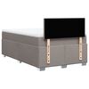 vidaXL &Kappa;&rho;&epsilon;&beta;ά&tau;&iota; Boxspring &mu;&epsilon; &Sigma;&tau;&rho;ώ&mu;&alpha; Taupe 120x200 &epsilon;&kappa;. &Upsilon;&phi;&alpha;&sigma;&mu;ά&tau;&iota;&nu;&omicron;