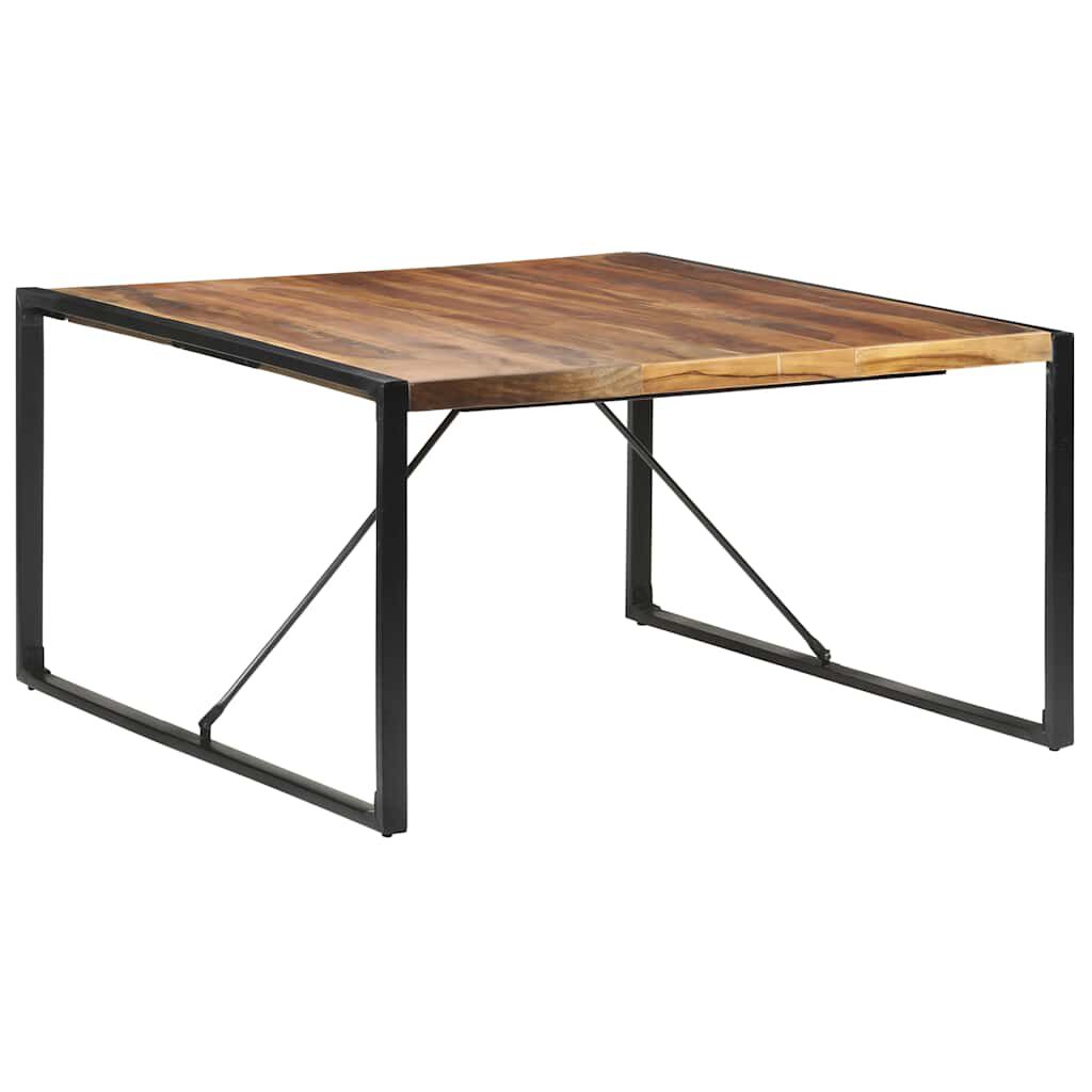 vidaXL Τραπεζαρία 140 x 140 x 75 εκ. από Μασίφ Ξύλο
