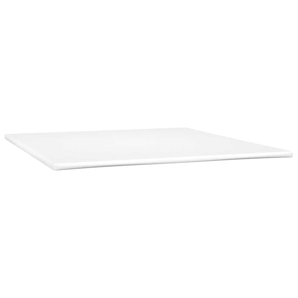 vidaXL Box Spring κρεβάτι με στρώμα ροζ 180x220 cm Βελούδινο
