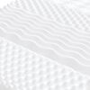 vidaXL Στρώμα Αφρού 7 Ζωνών Σκληρότητα 20 ILD Λευκό 120 x 200 εκ.