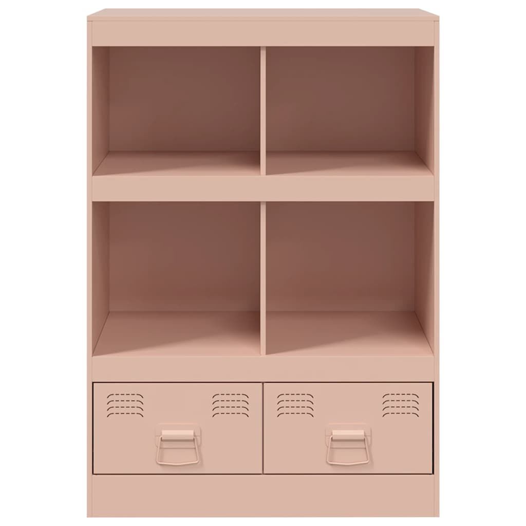 vidaXL Ραφιέρα Ροζ 67x39x95 εκ. από Ατσάλι