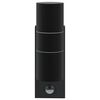 vidaXL Εξωτερικά Φωτιστικά Τοίχου 2 pcs Μαύρο 7 x 10 x 22 εκ