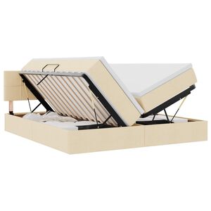 vidaXL &Kappa;&rho;&epsilon;&beta;ά&tau;&iota; &Alpha;&pi;&omicron;&theta;ή&kappa;&eta;&sigmaf; &mu;&epsilon; &sigma;&tau;&rho;ώ&mu;&alpha; &Kappa;&rho;έ&mu; 180 x 200 cm &Tau;&epsilon;&chi;&nu;&eta;&tau;ό &Delta;έ&rho;&mu;&alpha;