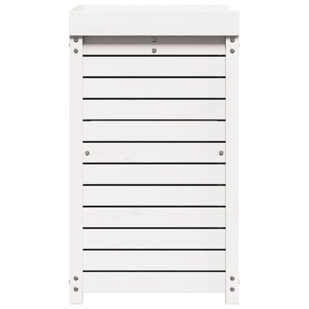 vidaXL Τραπέζι Κηπουρικής με Ράφια 82,5x50x86,5 εκ. Μασίφ Ξύλο Πεύκου