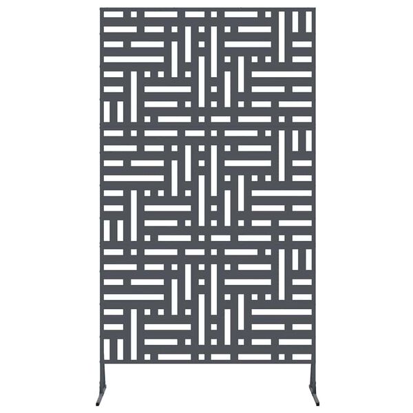 vidaXL Οθόνη Ιδιωτικότητας Ανθρακί Ατσάλι