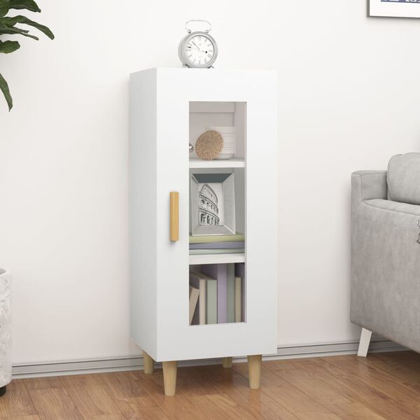 vidaXL Ντουλάπι Λευκό 34,5 x 34 x 90 εκ. από Επεξεργασμένο Ξύλο