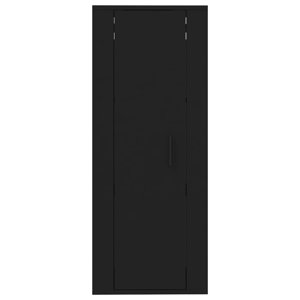 vidaXL Έπιπλο Τηλεόρασης Επιτοίχιο Μαύρο 40x34,5x100 εκ.