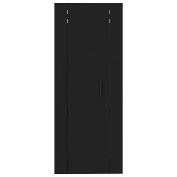 vidaXL Έπιπλο Τηλεόρασης Επιτοίχιο Μαύρο 40x34,5x100 εκ.
