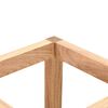 vidaXL Ομπρελοθήκη 18 x 18 x 50 εκ. από Μασίφ Ξύλο Καρυδιάς