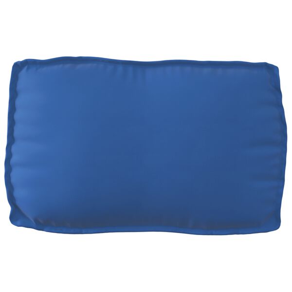 vidaXL Μαξιλάρι παλέτας για πλάτη Μπλε Ρουά 70 x 40 x 12 cm