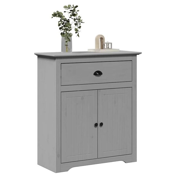 vidaXL Ντουλάπι διαδρόμου BODO Γκρι 80x35x90 cm