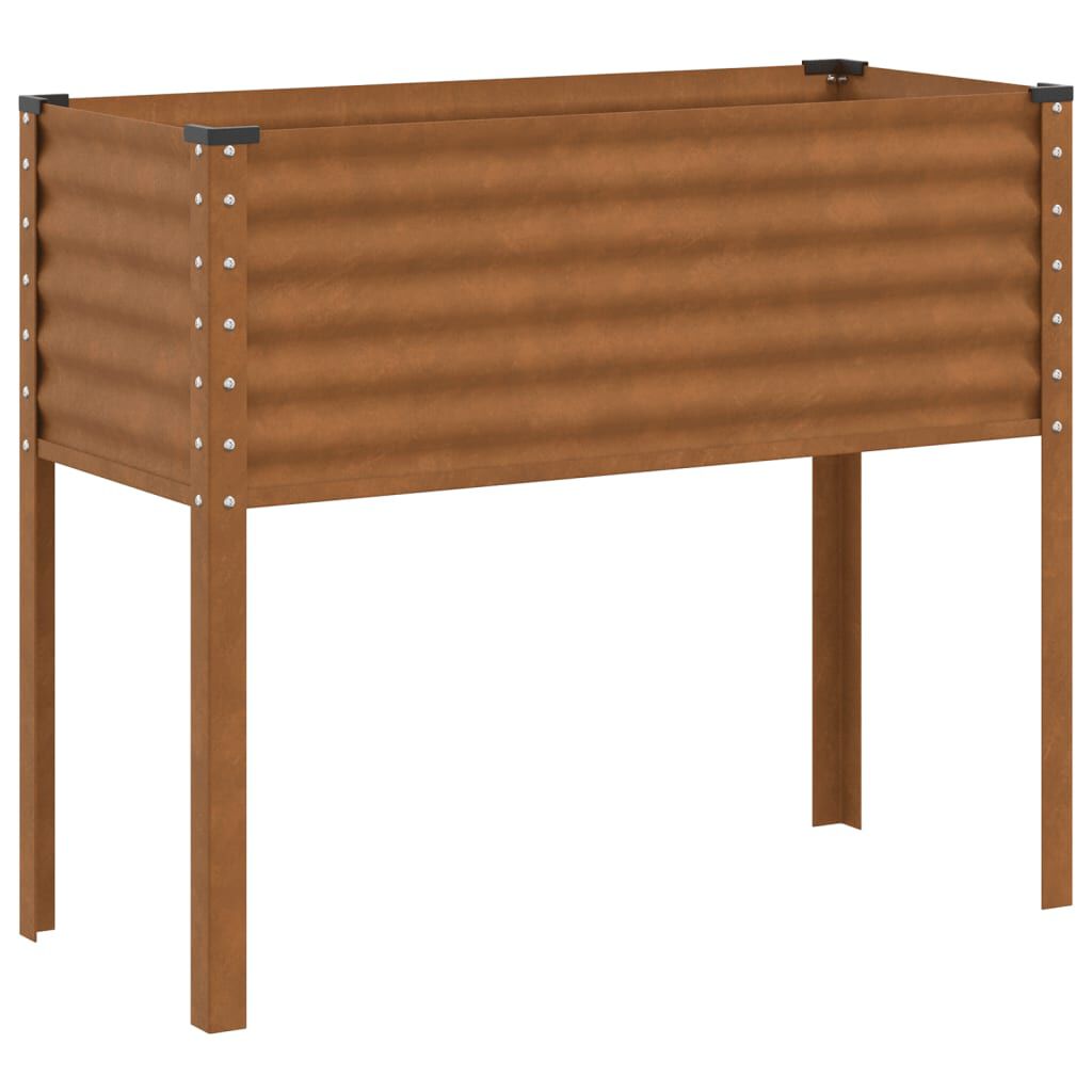 vidaXL Ζαρντινιέρα 100x41x90 εκ. Ατσάλι Σκληρυθέν στον Αέρα
