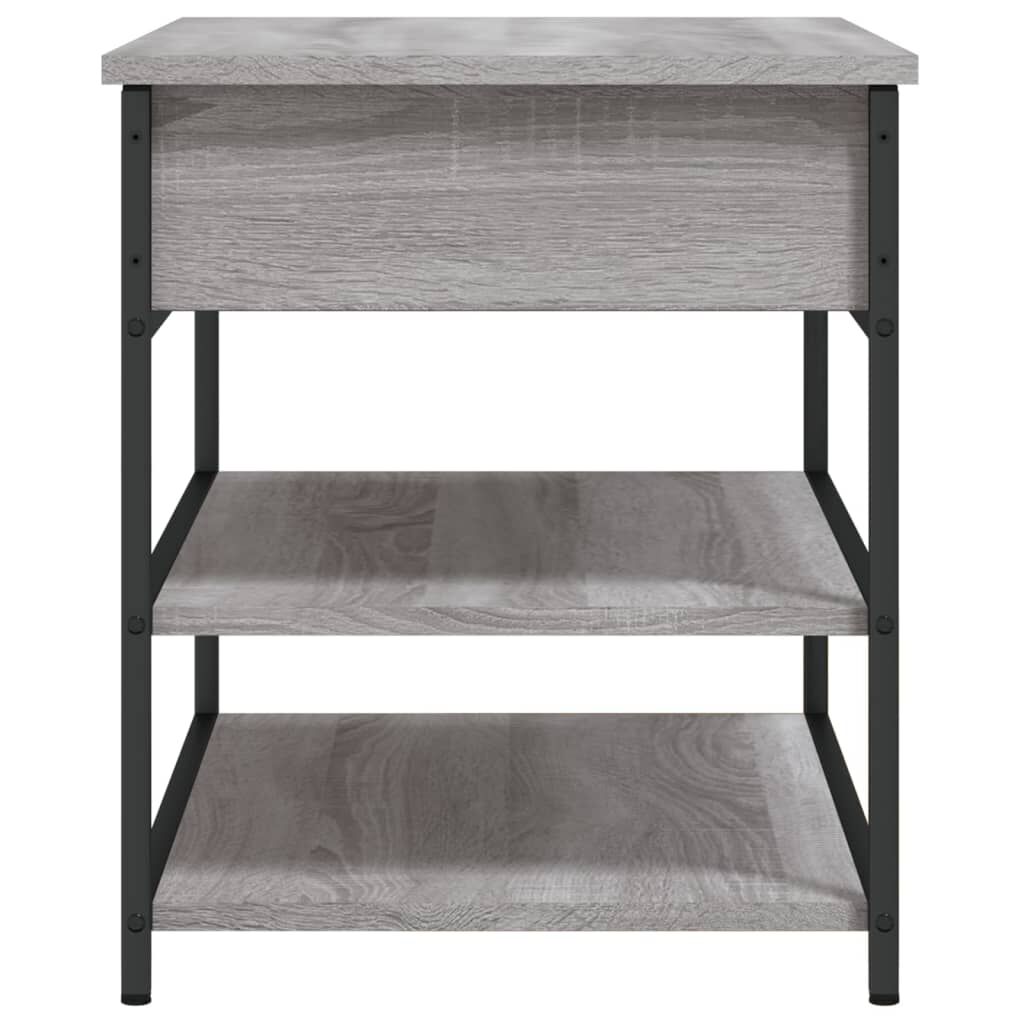 vidaXL Παπουτσοθήκη Γκρι Sonoma 70x42,5x50 εκ. από Επεξεργασμένο Ξύλο