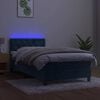vidaXL &Kappa;&rho;&epsilon;&beta;ά&tau;&iota; Boxspring &mu;&epsilon; &Sigma;&tau;&rho;ώ&mu;&alpha; & LED &Sigma;&kappa;. &Mu;&pi;&lambda;&epsilon; 80x200 &epsilon;&kappa;. &Beta;&epsilon;&lambda;&omicron;ύ&delta;&iota;&nu;&omicron;
