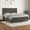 vidaXL &Kappa;&rho;&epsilon;&beta;ά&tau;&iota; Boxspring &mu;&epsilon; &Sigma;&tau;&rho;ώ&mu;&alpha; &Sigma;&kappa;&omicron;ύ&rho;&omicron; &Gamma;&kappa;&rho;&iota; 160x200 &epsilon;&kappa;. &Beta;&epsilon;&lambda;&omicron;ύ&delta;&iota;&nu;&omicron;