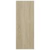 vidaXL Τραπεζάκι Κονσόλα Sonoma Δρυς 78x30x80 εκ. από Επεξ. Ξύλο