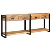 vidaXL &Tau;&rho;&alpha;&pi;έ&zeta;&iota;&alpha; &Kappa;&omicron;&nu;&sigma;ό&lambda;&epsilon;&sigmaf; 2 &tau;&mu;&chi;. &Kappa;&alpha;&phi;έ 200 x 33 x 75 &epsilon;&kappa;