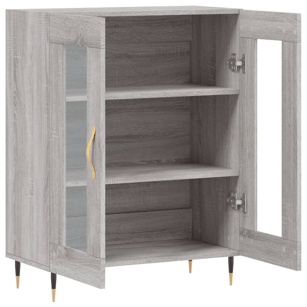 vidaXL Ντουλάπι Γκρι Sonoma 69,5 x 34 x 90 εκ. από Επεξεργασμένο Ξύλο