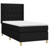 vidaXL &Kappa;&rho;&epsilon;&beta;ά&tau;&iota; Boxspring &mu;&epsilon; &Sigma;&tau;&rho;ώ&mu;&alpha; &Mu;&alpha;ύ&rho;&omicron; 80 x 200 &epsilon;&kappa;. &Upsilon;&phi;&alpha;&sigma;&mu;ά&tau;&iota;&nu;&omicron;