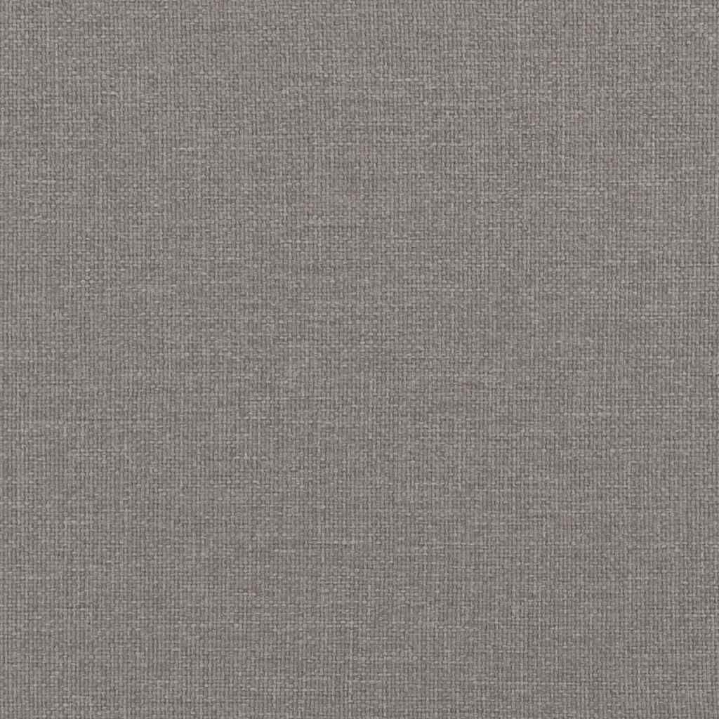 vidaXL Οθωμανικό κρεβάτι με στρώμα & LEDs Taupe 180x200cm ύφασμα