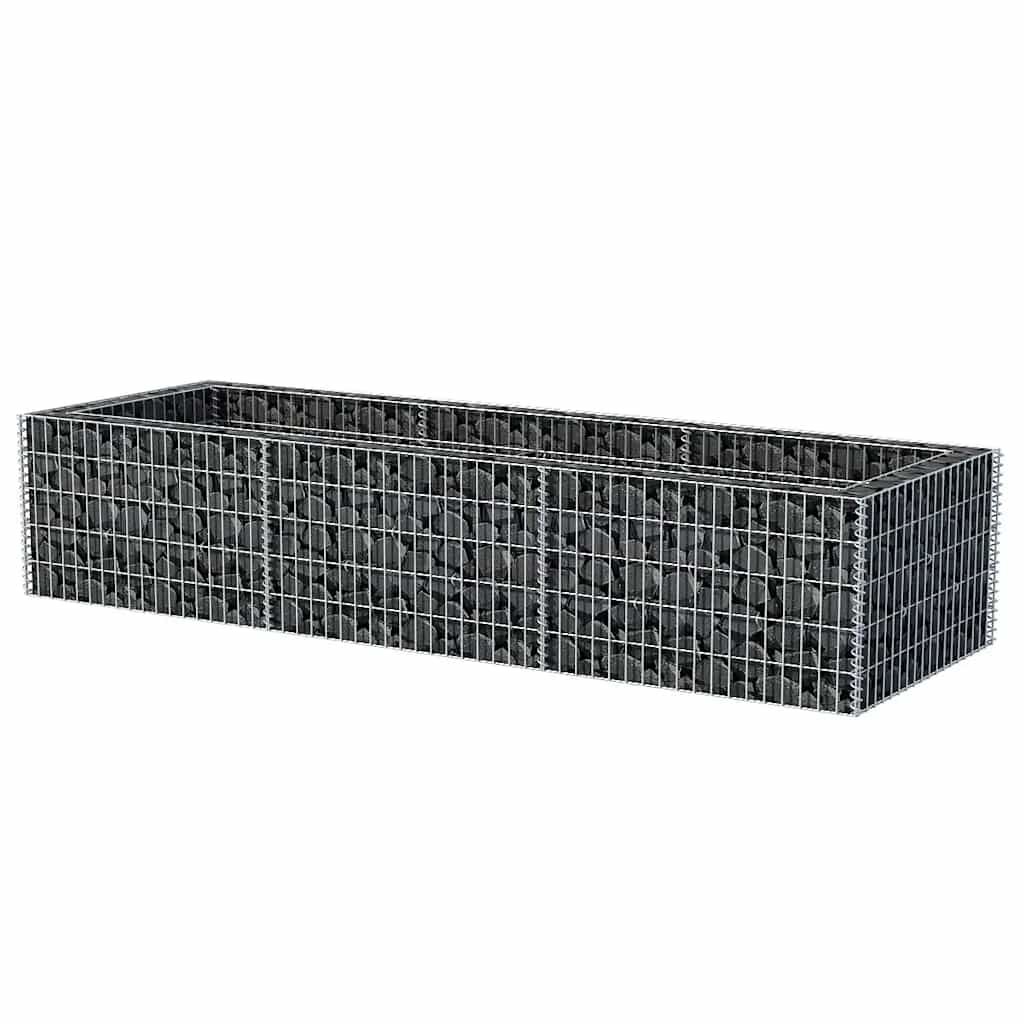vidaXL Συρματοκιβώτιο - Γλάστρα Υπερυψωμένη 270 x 90 x 50 εκ. Ατσάλινη