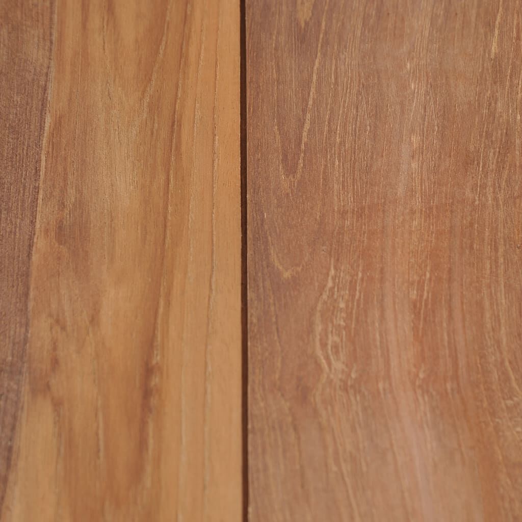 vidaXL Τραπεζαρία 140 x 70 x 76 εκ. Μασίφ Ξύλο Teak / Φυσικό Φινίρισμα
