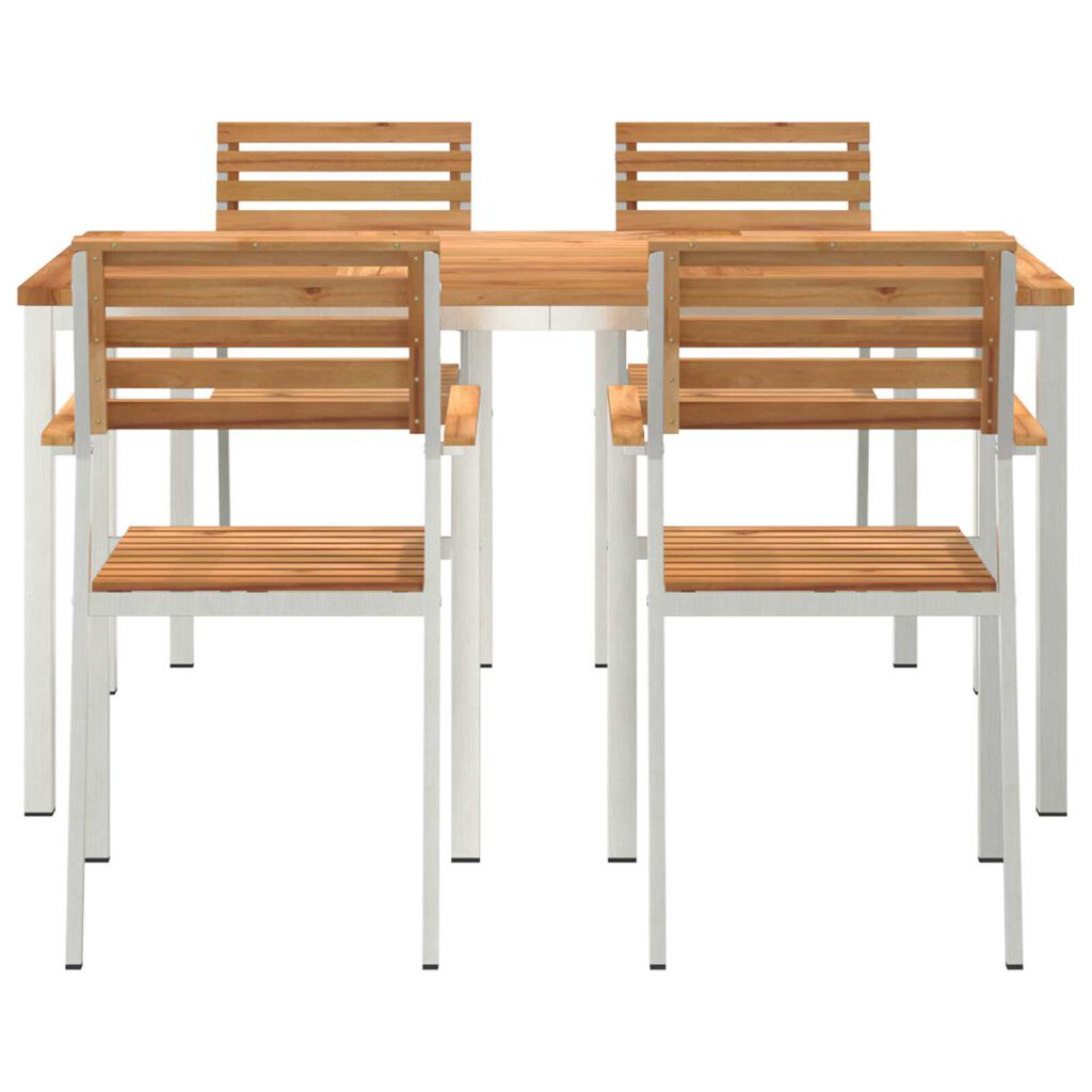vidaXL Σετ τραπεζαρίας κήπου 5 pcs