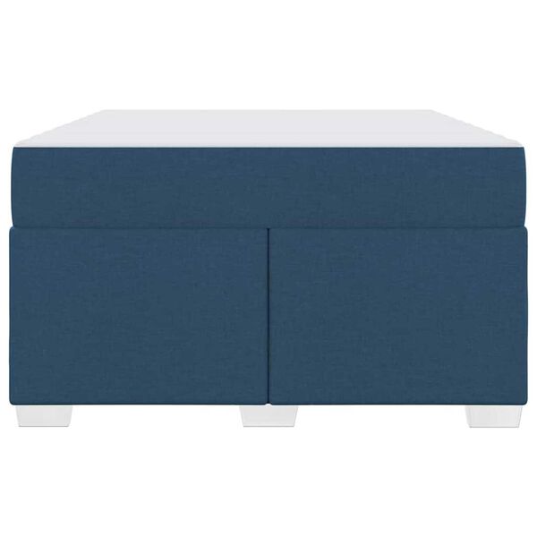vidaXL Σκελετός Κρεβατιού Μπλε 120 x 200 cm ύφασμα