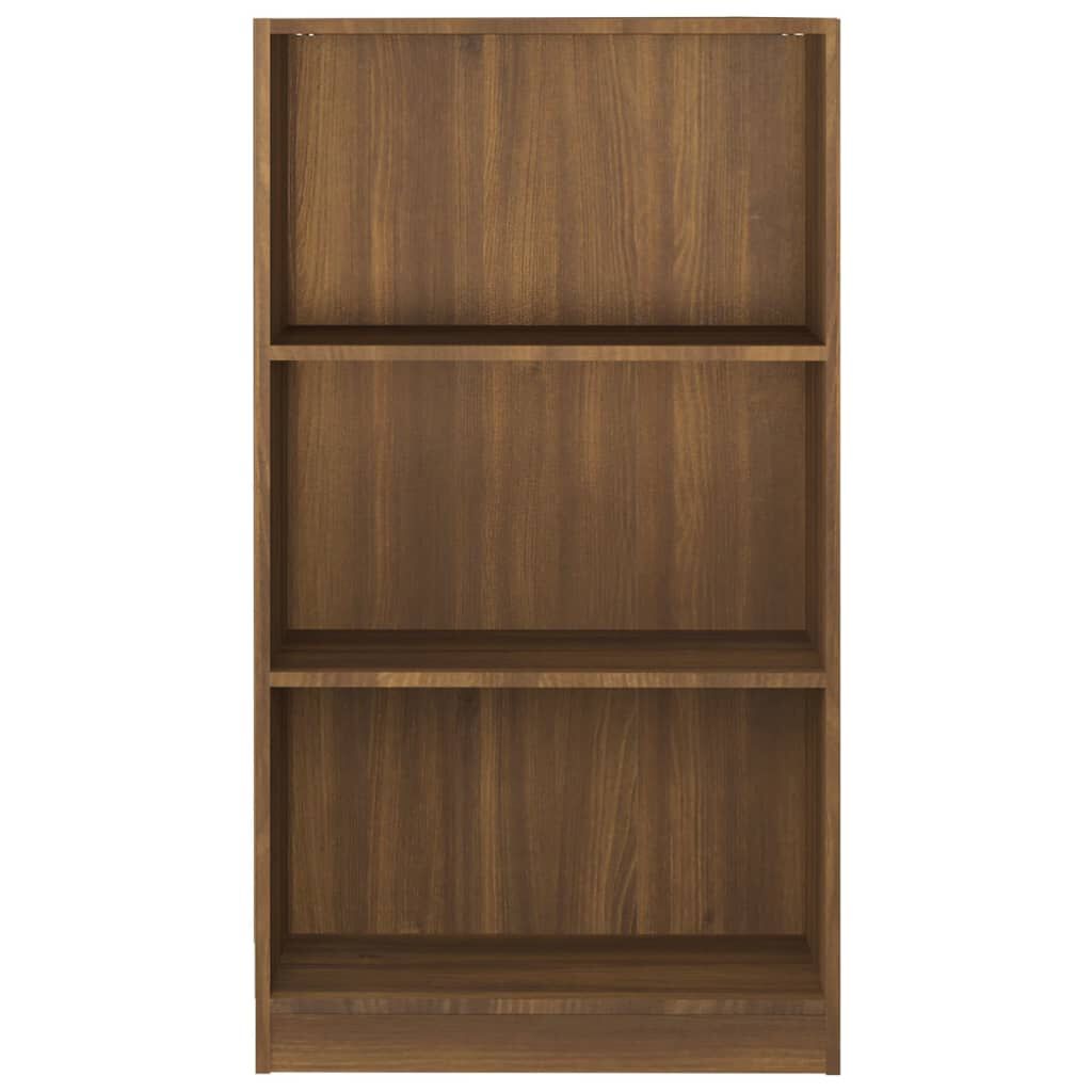 vidaXL Βιβλιοθήκη Καφέ Δρυς 60 x 24 x 109 εκ. από Επεξεργασμένο Ξύλο
