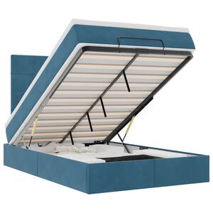 vidaXL &Omicron;&theta;&omega;&mu;&alpha;&nu;&iota;&kappa;ό &kappa;&rho;&epsilon;&beta;ά&tau;&iota; &mu;&epsilon; &sigma;&tau;&rho;ώ&mu;&alpha;&tau;&alpha; & LEDs &Sigma;&kappa;&omicron;ύ&rho;&omicron; &mu;&pi;&lambda;&epsilon; &Beta;&epsilon;&lambda;&omicron;ύ&delta;&omicron;