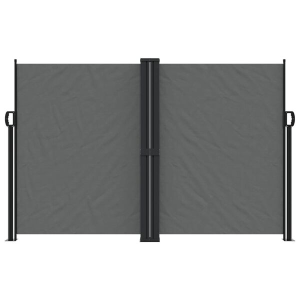 vidaXL Σκίαστρο Πλαϊνό Συρόμενο Ανθρακί 160 x 600 εκ.