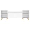 vidaXL Έπιπλο Τηλεόρασης Λευκό 160 x 35 x 55 εκ. Επεξεργασμένο Ξύλο