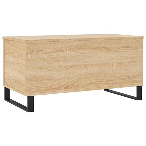 vidaXL Τραπεζάκι Σαλονιού Sonoma Δρυς 90x44,5x45εκ. Επεξεργασμένο Ξύλο