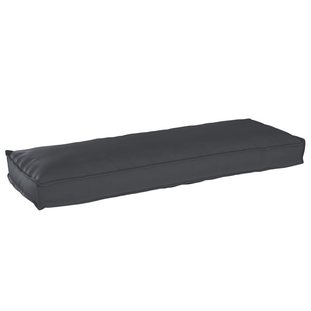 vidaXL Μαξιλάρι Παλέτας για Μπάγκα Μαύρο 120x40x8 εκ. Υφασμάτινο