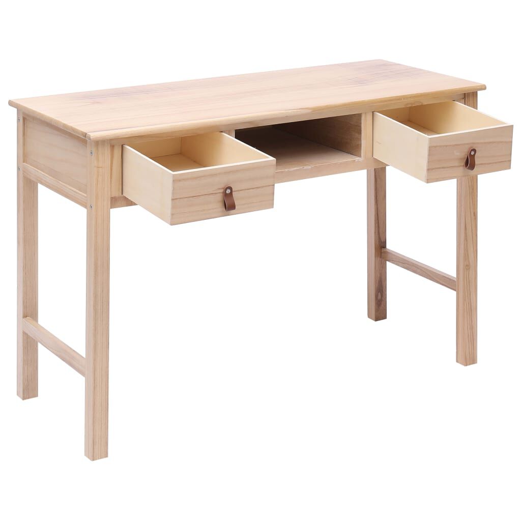 vidaXL Γραφείο Φυσικό Χρώμα 110 x 45 x 76 εκ. Ξύλινο