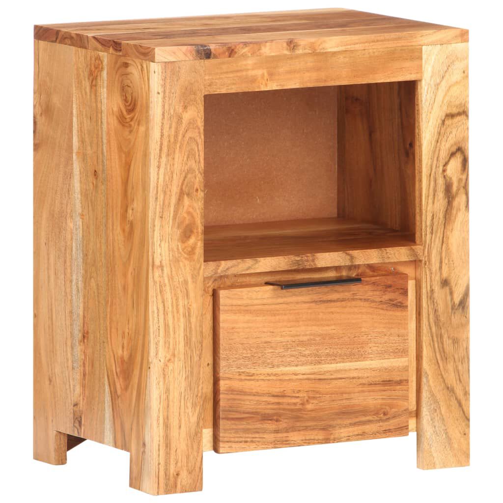 vidaXL Κομοδίνο 40 x 30 x 50 εκ. από Μασίφ Ξύλο Ακακίας