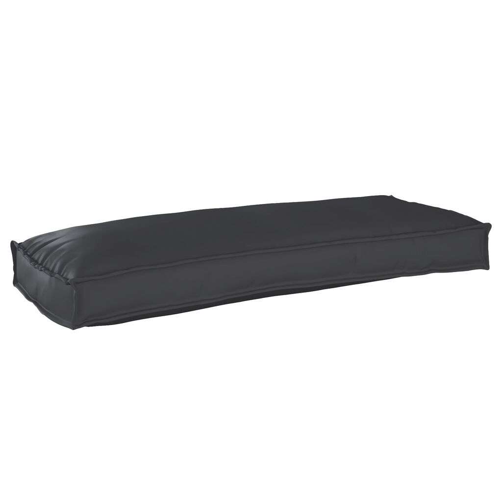 vidaXL Μαξιλάρια Παλέτας για Μπάγκο 2 τεμ Μαύρο 100x40x8 εκ Υφάσματα Oxford