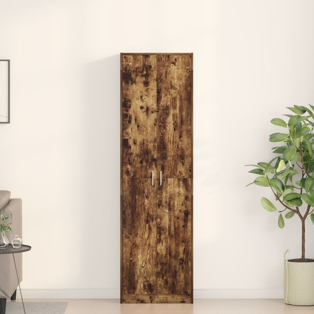 vidaXL Ντουλάπα Καπνιστού Δρυ 55x25x189 εκ. Επεξεργασμένου Ξύλου